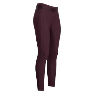 Damskie legginsy jeździeckie z pełną przyczepnością Euro-Star Impress. Czarne legginsy EURO-STAR, bez wzorów, z elastanu. Za 369,00 zł.