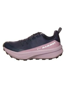Mammut Buty trekkingowe "Aenergy Hike Low GTX" w kolorze granatowo-jasnoróżowym rozmiar: 40. Niebieskie buty trekkingowe Mammut, bez zapięcia. Za 279,95 zł.