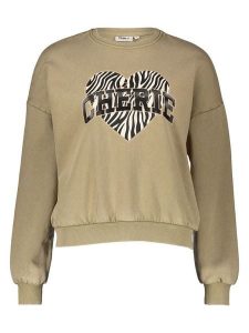 ONLY Bluza w kolorze beżowym rozmiar: XS. Brązowe bluzy ONLY, xs, bez wzorów, z bawełny, bez kaptura. Za 129,15 zł.