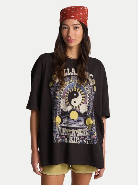 Billabong T-Shirt Surf Trip EBJZT00593 Czarny Loose Fit. Czarne t-shirty Billabong, xs, bez wzorów, z bawełny, bez kołnierzyka, bez ramiączek. Za 169,99 zł.