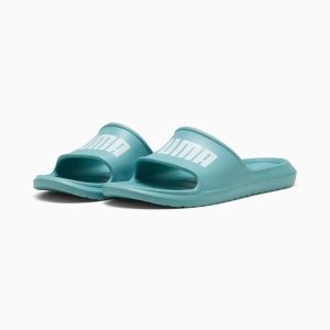 Klapki damskie Puma DIVECAT V2 LITE niebieskie 37482335 r 38. Niebieskie klapki Puma, bez wzorów, z materiału, bez obcasa. Za 104,77 zł.