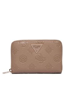 Guess Portfel Cresidia II Slg SWPD98 88140 Brązowy. Brązowe portfele Guess, z aplikacjami, ze skóry. Za 219,99 zł.