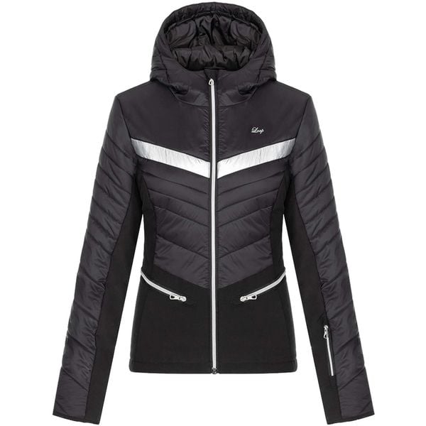 Damska kurtka narciarska Loap Oktie L – wodoodporna, oddychająca. Fioletowe kurtki SWISS-SKI, na zimę, l, bez wzorów, bez kaptura, narciarskie. Za 394,99 zł.