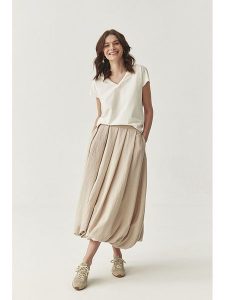 TATUUM Spódnica w kolorze kremowym rozmiar: 38. Brązowe spódnice Tatuum, bez wzorów, maxi. Za 340,18 zł.