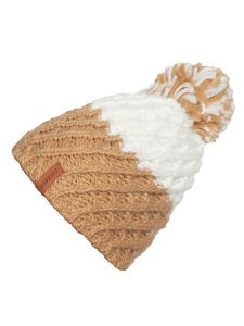 Protest Czapka "Hiker 21" w kolorze biało-beżowym rozmiar: 55 cm. Brązowe czapki Protest, bez wzorów, ze splotem. Za 57,33 zł.