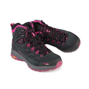 Buty trekkingowe damskie Alpine Pro Kufe Vibram. Czerwone buty trekkingowe Alpine Pro, przed kolano, bez zapięcia. Za 479,00 zł.