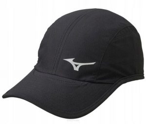 Czapka tenisowa Mizuno Dry Lite Cap czarny. Czarne czapki Mizuno, bez wzorów, klasyczne. Za 109,99 zł.