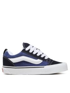 Vans Tenisówki Knu Skool VN0009QCNWD1 Granatowy. Niebieskie trampki Vans, bez wzorów, ze skóry, bez zapięcia. Za 229,99 zł.