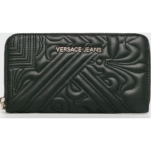 Versace Jeans - Portfel. Szare portfele marki Versace Jeans, z jeansu. W wyprzedaży za 259,90 zł.