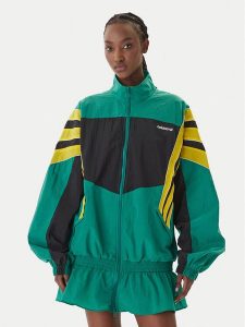 Adidas Sukienka codzienna Santiago KC9133 Zielony Oversize. Zielone kombinezony ADIDAS, na co dzień, l, bez wzorów, z syntetyku, bez kołnierzyka, bez ramiączek, oversize. Za 398,99 zł.