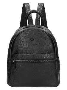 Wojas Skórzany plecak w kolorze czarnym - 23 x 26 x 11 cm rozmiar: onesize. Czarne plecaki Wojas. Za 329,42 zł.