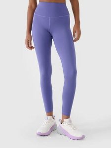 4F Legginsy funkcyjne w kolorze fioletowym rozmiar: XL. Różowe legginsy 4f, bez wzorów, z materiału, długie. Za 79,03 zł.
