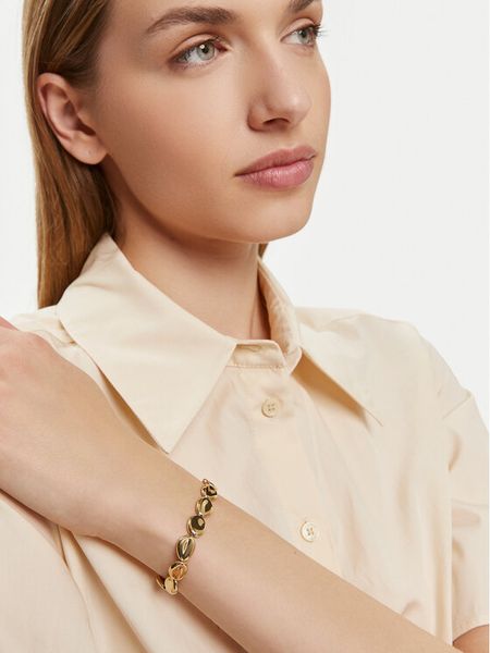 Skagen Bransoletka SKJ1769710 Złoty. Żółte bransoletki Skagen, metalowe. Za 239,99 zł.