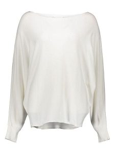 Sublevel Sweter w kolorze białym rozmiar: L/XL. Białe swetry oversize Sublevel, l, bez wzorów, bez ramiączek. Za 61,46 zł.