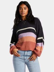 Billabong Sweter Seeing Double Swtr ABJSW00152 Fioletowy Regular Fit. Fioletowe swetry klasyczne Billabong, xl, z bawełny, bez kołnierzyka. Za 209,99 zł.