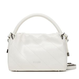 Torebka Guess. Białe torebki klasyczne Guess, z aplikacjami, bez dodatków. Za 399,99 zł.