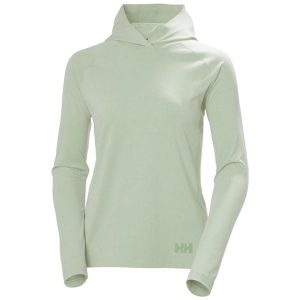 Bluza damska Helly Hansen Tyri. Zielone bluzy Helly Hansen, uniwersalny, bez wzorów, bez kaptura. Za 372,50 zł.
