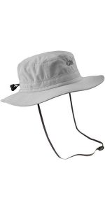 Kapelusz przeciwsłoneczny Sailing Sun Hat, jasnoszary. Szare kapelusze GILL, bez wzorów, z materiału. Za 266,30 zł.