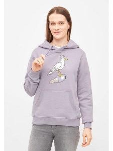 Derbe Bluza w kolorze lawendowym rozmiar: L. Różowe bluzy Derbe, l, bez wzorów, z bawełny, z kapturem. Za 175,67 zł.