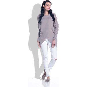 Mocca Sweter o Luźnym Fasonie z Kopertowym Dołem. Piżamy marki Molly.pl. Za 99,90 zł.