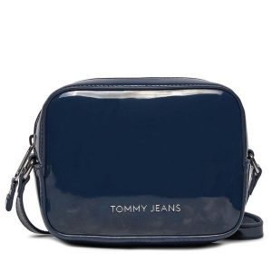 Torebka Tommy Jeans. Niebieskie listonoszki Tommy Jeans, bez wzorów, z jeansu, bez dodatków. Za 259,99 zł.