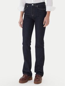 Tommy Hilfiger Jeansy WW0WW46807 Granatowy Bootcut Fit. Niebieskie jeansy TOMMY HILFIGER, bez wzorów, z bawełny. Za 339,99 zł.