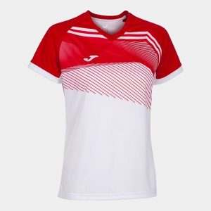 Koszulka do piłki nożnej damska Supernova II. Białe bluzki JOMA, xs, bez wzorów, sportowe, bez kołnierzyka, bez ramiączek. Za 131,99 zł.