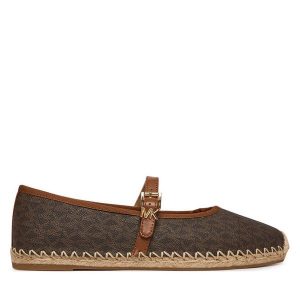 Espadryle MICHAEL Michael Kors. Brązowe espadryle MICHAEL Michael Kors, bez wzorów, bez obcasa. Za 549,99 zł.