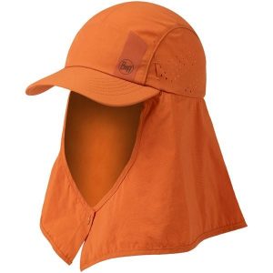 Czapka z daszkiem BUFF DESERT CAP SOLID. Brązowe czapki Buff, bez wzorów, sportowe. Za 109,99 zł.