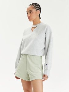 Champion Bluza 117345 Szary Custom Fit. Szare bluzy Champion, m, bez wzorów, z bawełny, bez kaptura. Za 349,99 zł.