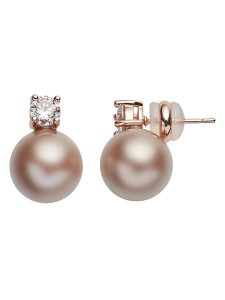 U.S. Polo Assn. Pozłacane kolczyki-wkrętki z perłami i kryształami rozmiar: onesize. Brązowe kolczyki U.S. Polo Assn., z kryształem, pozłacane. Za 68,45 zł.