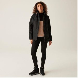 Kurtka turystyczna 3 w 1 damska Wentwood IX. Czarne kurtki Regatta, bez wzorów, bez kaptura. Za 359,99 zł.