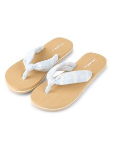 O'Neill Japonki "Ditsy" w kolorze błękitnym rozmiar: 37. Niebieskie klapki O'Neill, bez wzorów, z otwartym noskiem, bez obcasa. Za 100,99 zł.