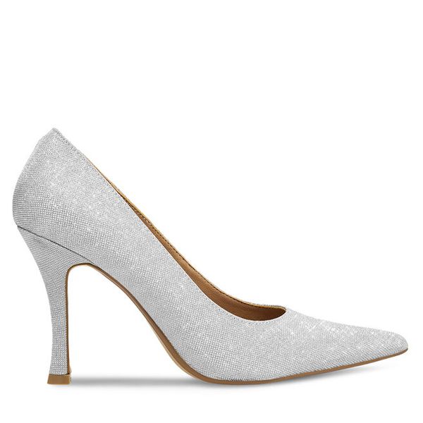 Szpilki Sergio Bardi. Szare szpilki Sergio Bardi, bez wzorów, bez obcasa. Za 229,99 zł.