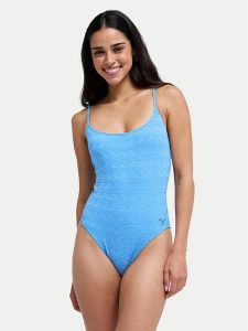 Roxy Strój kąpielowy Paradise ERJX103792 Błękitny. Niebieskie stroje jednoczęściowe Roxy, bez wzorów, z syntetyku. Za 339,99 zł.