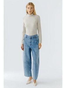 Oui Golf w kolorze beżowym rozmiar: 40. Brązowe golfy Oui, bez wzorów. Za 171,68 zł.