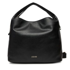 Torebka Liu Jo. Czarne torebki klasyczne Liu Jo, bez wzorów, bez dodatków. Za 429,99 zł.