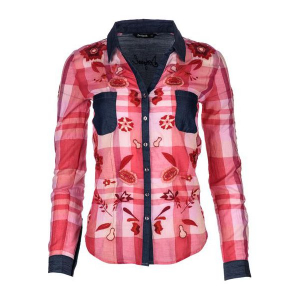 Desigual Koszula Damska Xs Czerwony. Koszule marki Desigual. W wyprzedaży za 255,00 zł.