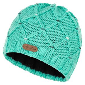 Damska czapka zimowa Kilpi CROCHY-W. Niebieskie czapki Kilpi, bez wzorów, sportowe. Za 75,03 zł.