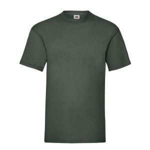 Koszulka Unisex Dla Dorosłych Valueweight. Zielone bluzki FRUIT OF THE LOOM, s, bez wzorów, sportowe, bez kołnierzyka, bez ramiączek. Za 35,99 zł.