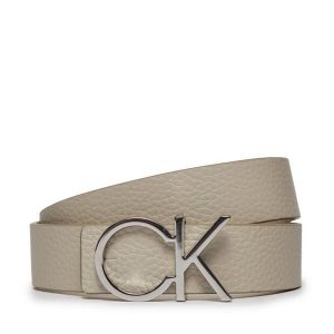 Pasek Damski Calvin Klein. Brązowe paski Calvin Klein, bez wzorów. Za 149,99 zł.