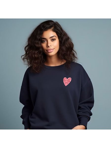 WOOOP Bluza w kolorze granatowym rozmiar: M. Niebieskie bluzy Wooop, m, bez wzorów, bez kaptura. Za 120,79 zł.
