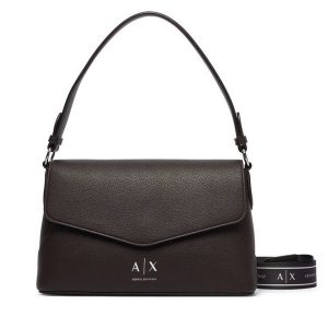 Torebka Armani Exchange. Brązowe torebki klasyczne Armani Exchange, bez wzorów, bez dodatków. Za 614,99 zł.