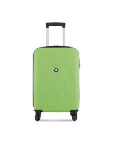 Semi Line Walizka kabinowa T5949-1 Zielony. Zielone walizki Semi-line, bez wzorów, z tworzywa sztucznego. Za 129,99 zł.
