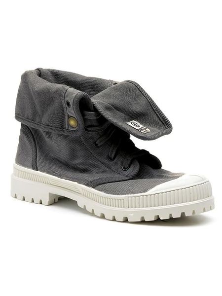 Natural world Sneakersy w kolorze antracytowym rozmiar: 40. Czarne trampki Natural World, bez wzorów, za kostkę, bez zapięcia. Za 113,90 zł.