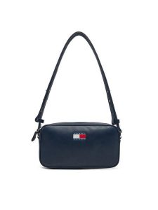 Tommy Jeans Torebka Tjw Ess Must Convertible Camera AW0AW17290 Granatowy. Niebieskie listonoszki Tommy Jeans, bez wzorów, z jeansu, bez dodatków. Za 199,99 zł.