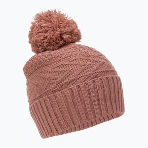 Czapka zimowa damska Jack Wolfskin Lorelei Beanie. Czerwone czapki Jack Wolfskin, bez wzorów, z dzianiny, sportowe. Za 66,99 zł.