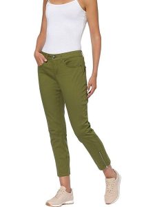 Heine Spodnie chino w kolorze khaki rozmiar: 50. Brązowe chinosy Heine, bez wzorów. Za 127,35 zł.