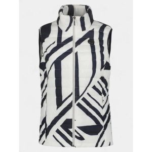 Kamizelka damska Luhta Isokorpi. Białe kamizelki Luhta, m, bez wzorów, bez kołnierzyka, bez ramiączek, bez kaptura. Za 399,00 zł.