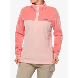 Bluza turystyczna damska Columbia Benton Springs Half Snap Pull Over II. Czerwone bluzy Columbia, xs, bez wzorów, bez kaptura. Za 146,99 zł.